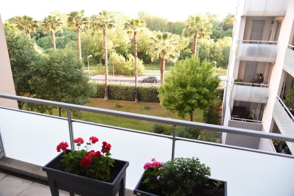 Proche Montpellier, T3, 2 Chambres, Parking, Tram Castelnau-le-Lez Extérieur photo